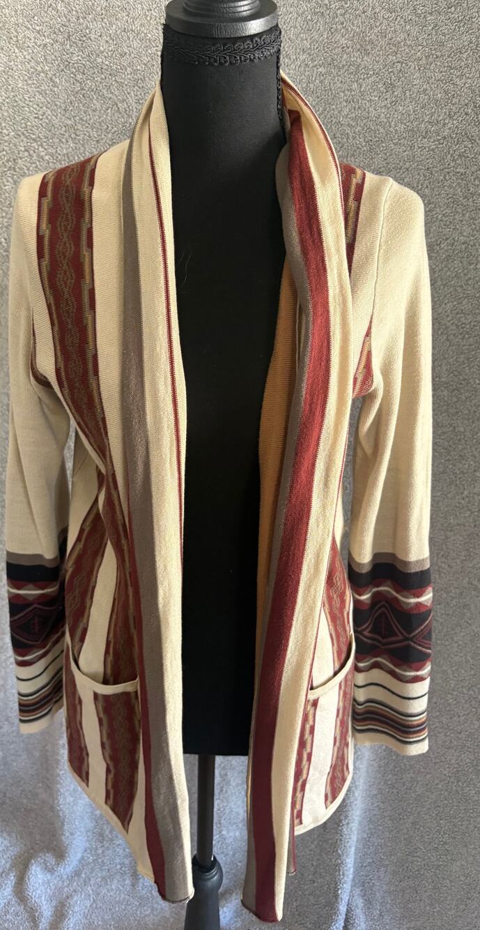 Forever 21 Southwestern Western Aztec Boho Cardigan Sweater